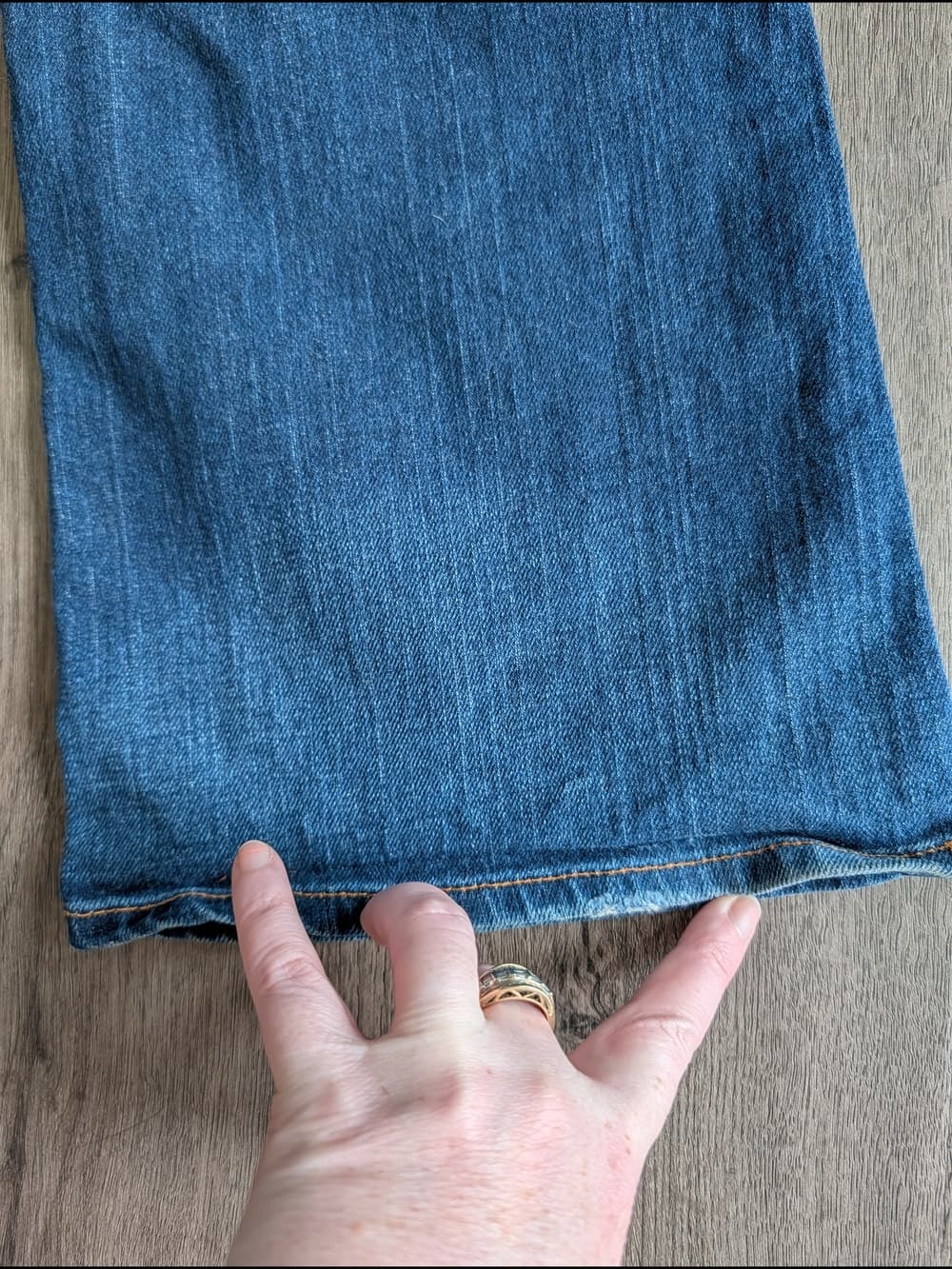 Lucky Brand Lil Maggie Boot Cut Flare Blue Jeans Embroidered Pocket Low Rise - Thumbnail 7