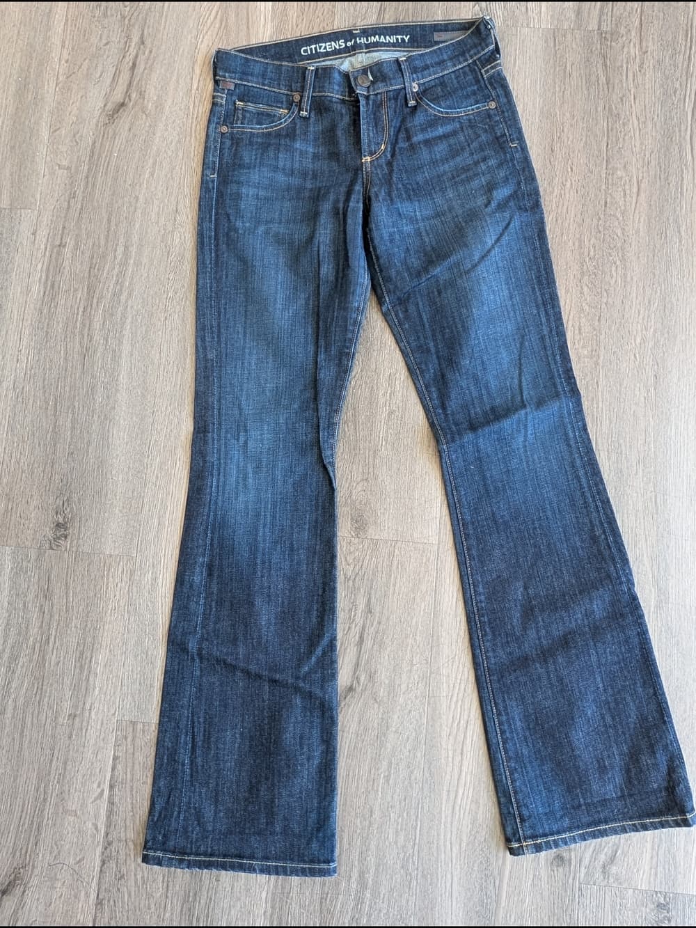 Citizens Of Humanity Dark Blue Diti Petite Boot Cut Flare Jeans - Thumbnail 14
