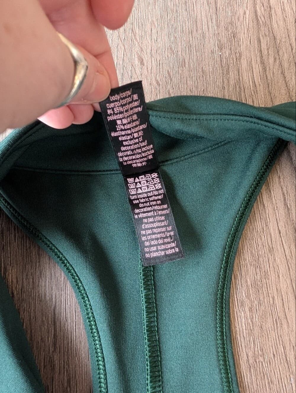 Victoria's Secret Flow Point Dark Teal Sleeveless FitnessJumpsuit with Front Zip - Thumbnail 11
