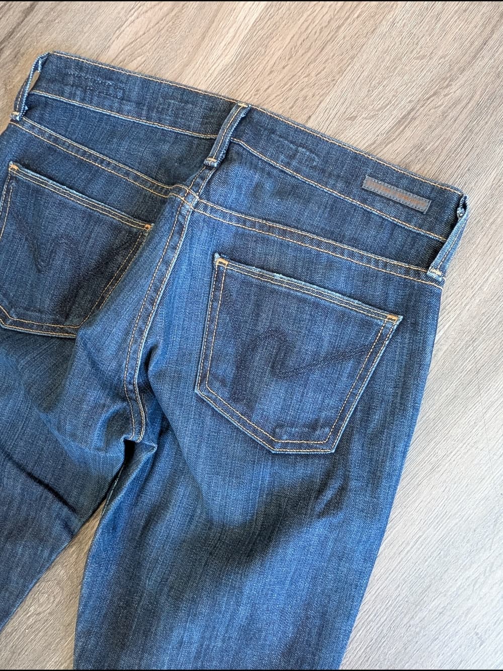 Citizens Of Humanity Dark Blue Diti Petite Boot Cut Flare Jeans - Thumbnail 5