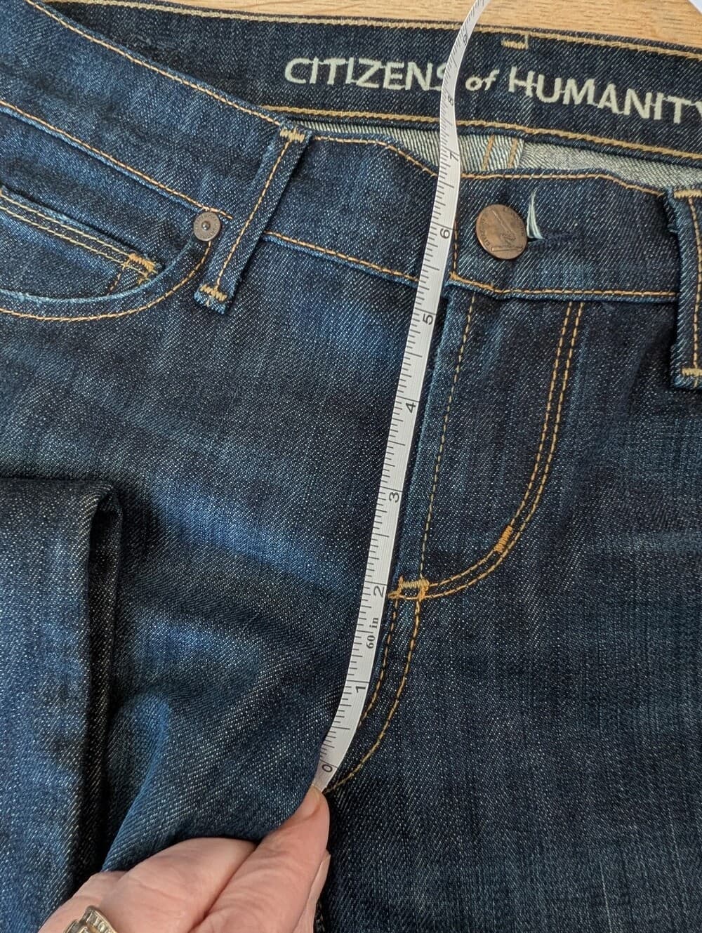 Citizens Of Humanity Dark Blue Diti Petite Boot Cut Flare Jeans - Thumbnail 8
