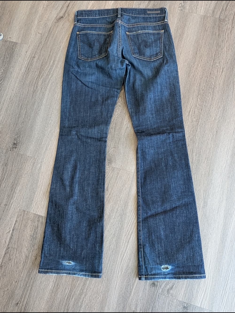 Citizens Of Humanity Dark Blue Diti Petite Boot Cut Flare Jeans - Thumbnail 3