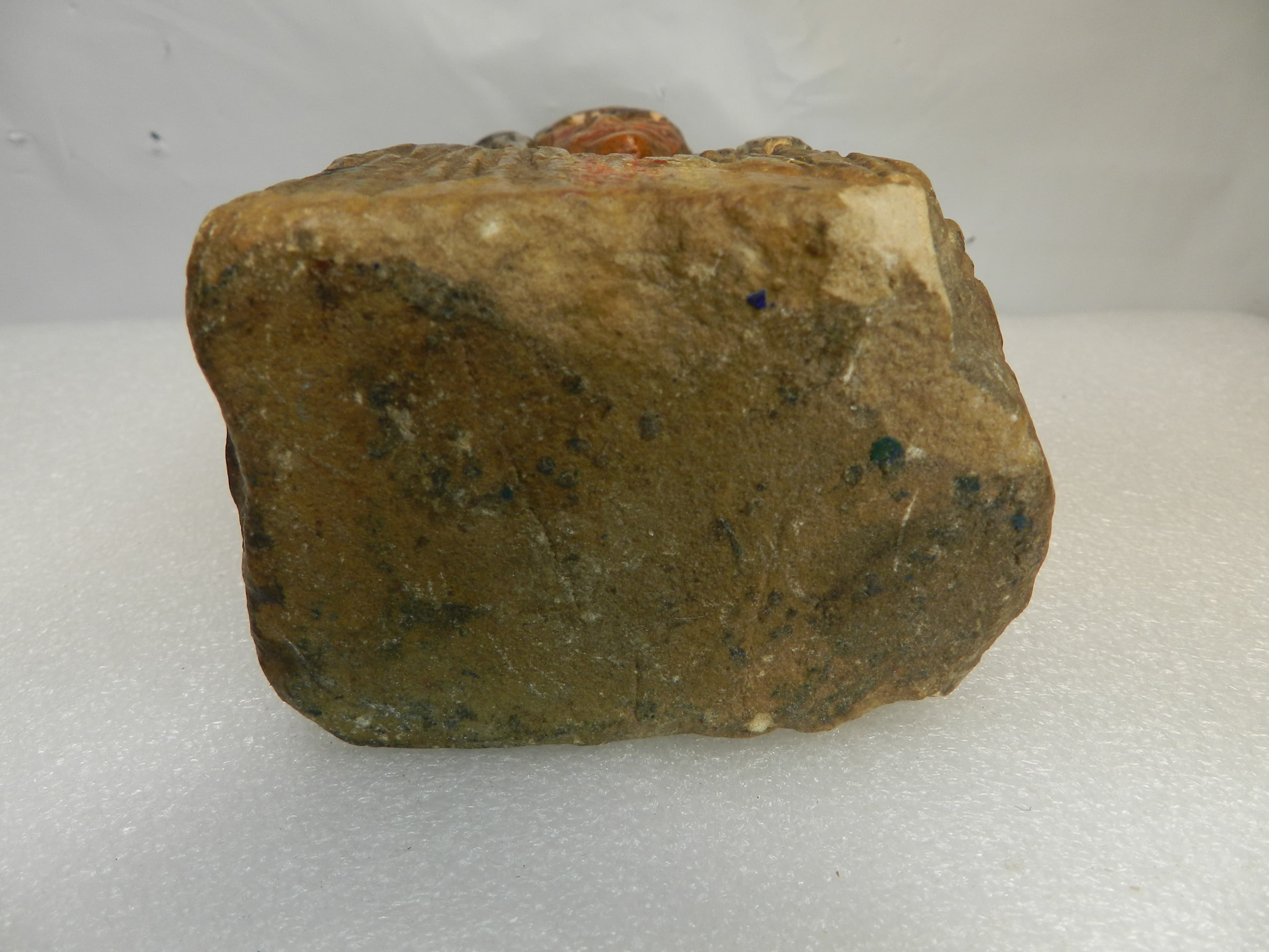 Rare Native American Hand Carved Stone Multi-Faced Totem /Spirit Carving  O30S - Thumbnail 6
