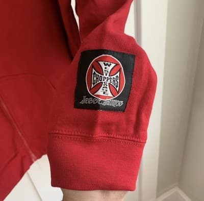 Vintage West Coast Choppers zip-up hoodie - Thumbnail 4