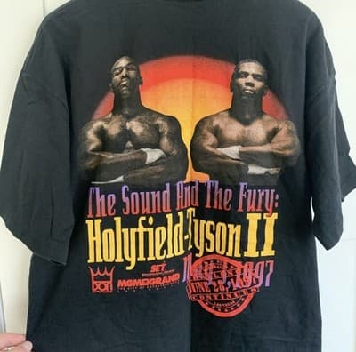 Vintage 1997 Holyfield-Tyson MGM t shirt - Thumbnail 5