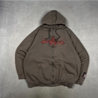 Vintage West Coast Choppers zip-up hoodie xxl - Thumbnail 3