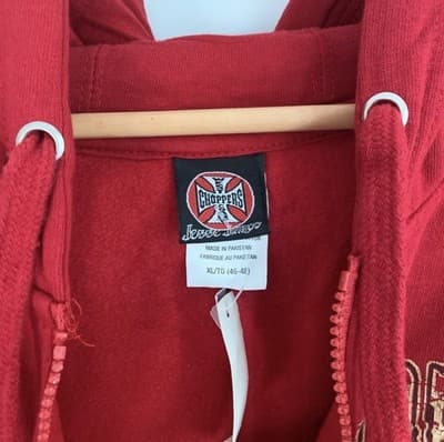 Vintage West Coast Choppers zip-up hoodie - Thumbnail 6