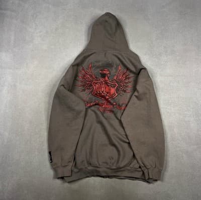 Vintage West Coast Choppers zip-up hoodie xxl