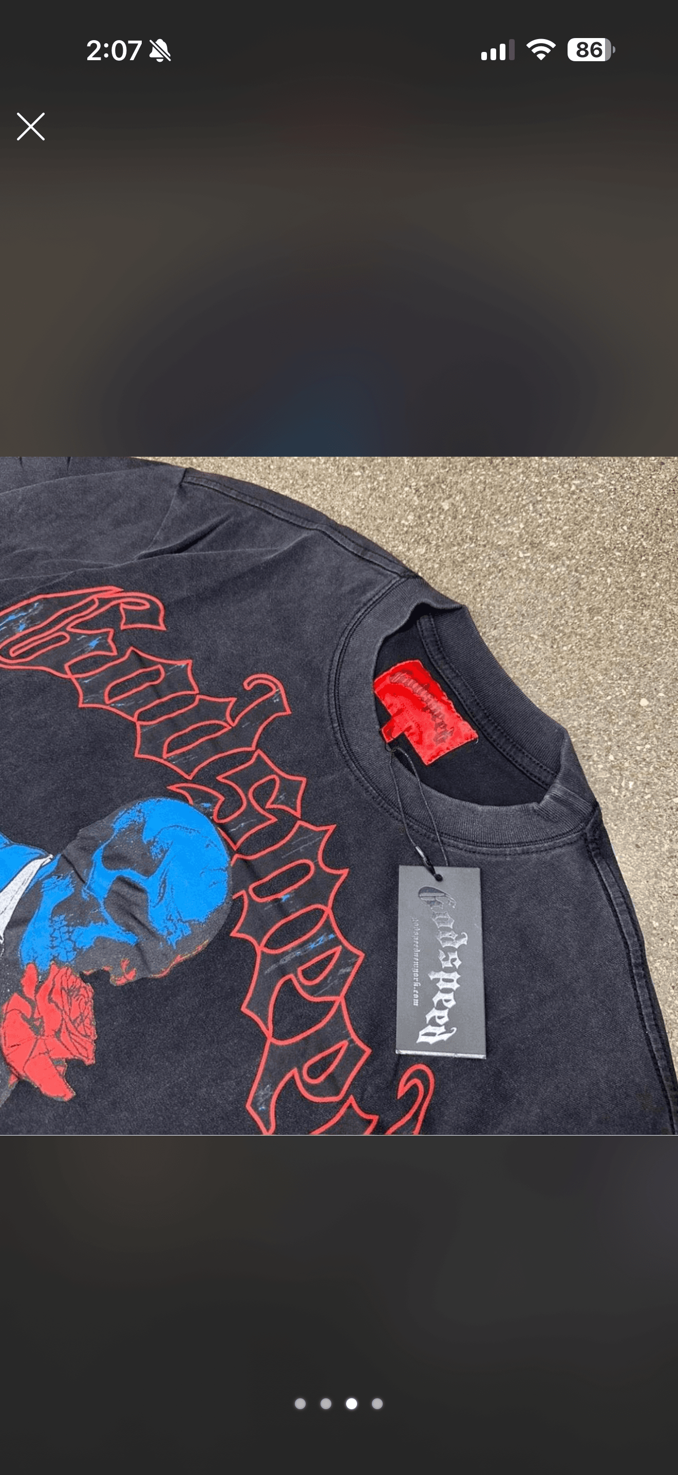 Godspeed streetwear t-shirt - Thumbnail 3