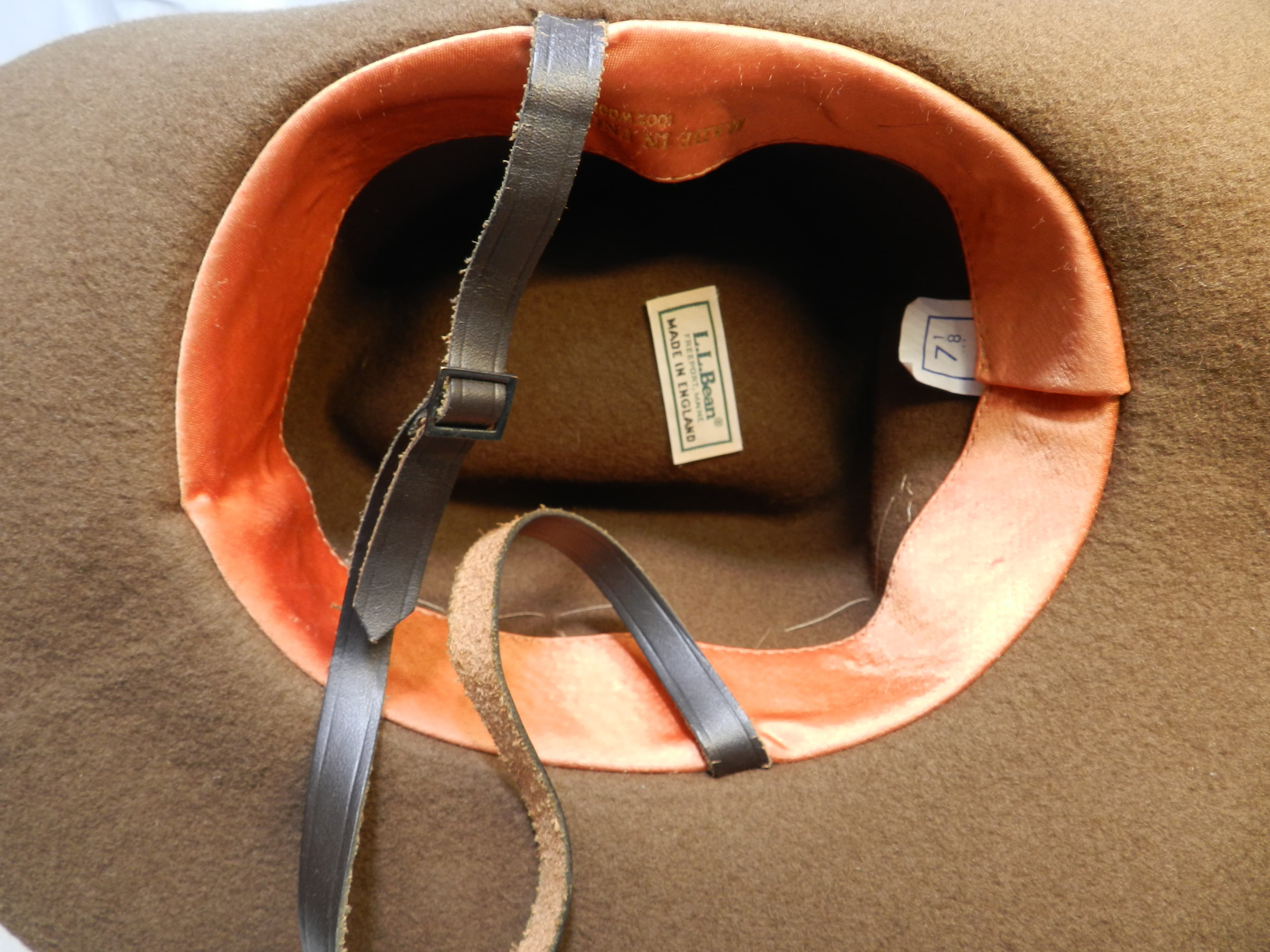 VTG L.L.Bean 100% Wool Australian Military Forces Slouch Hat Size 7 1/8  O35S - Thumbnail 11