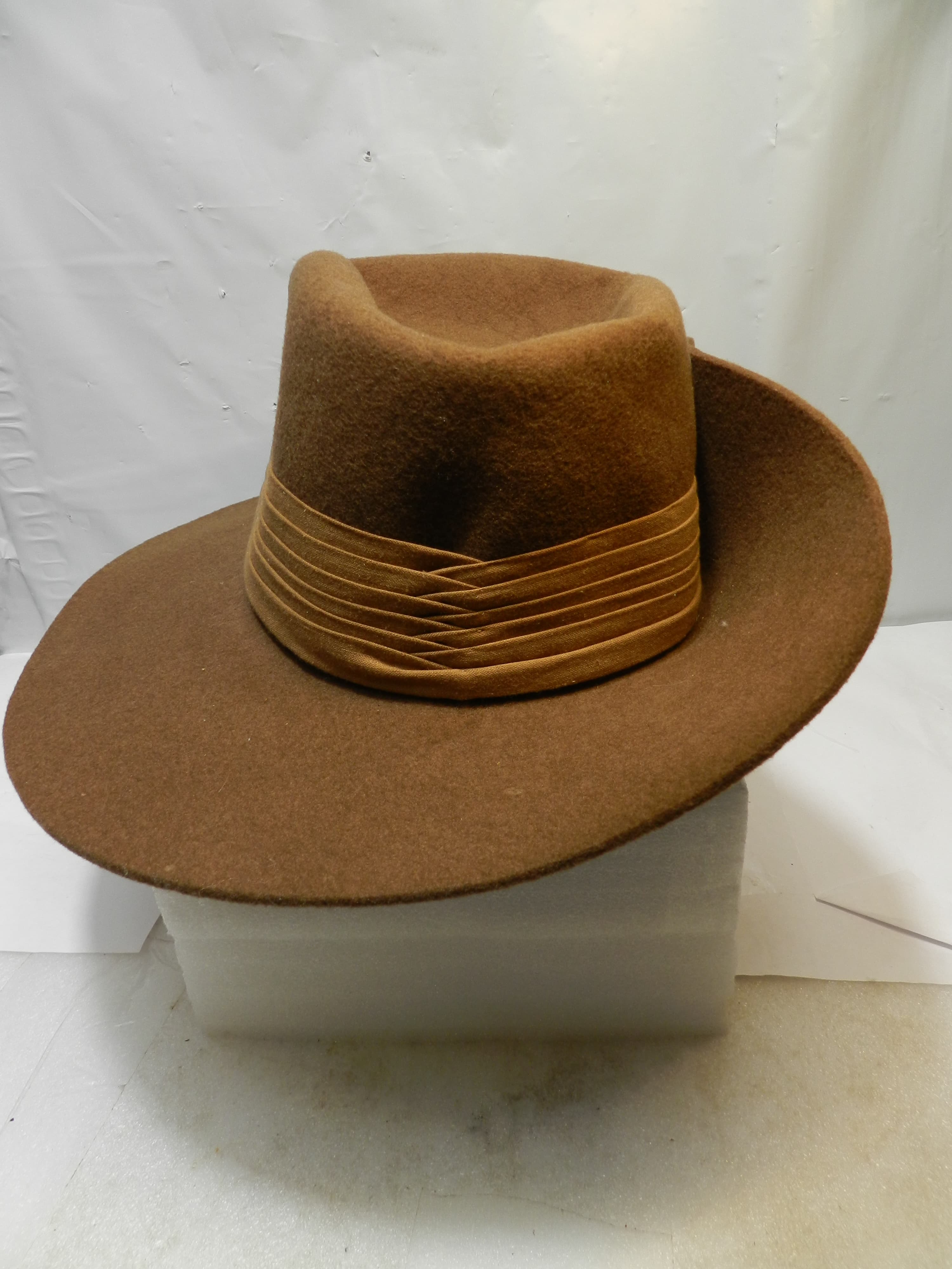VTG L.L.Bean 100% Wool Australian Military Forces Slouch Hat Size 7 1/8  O35S