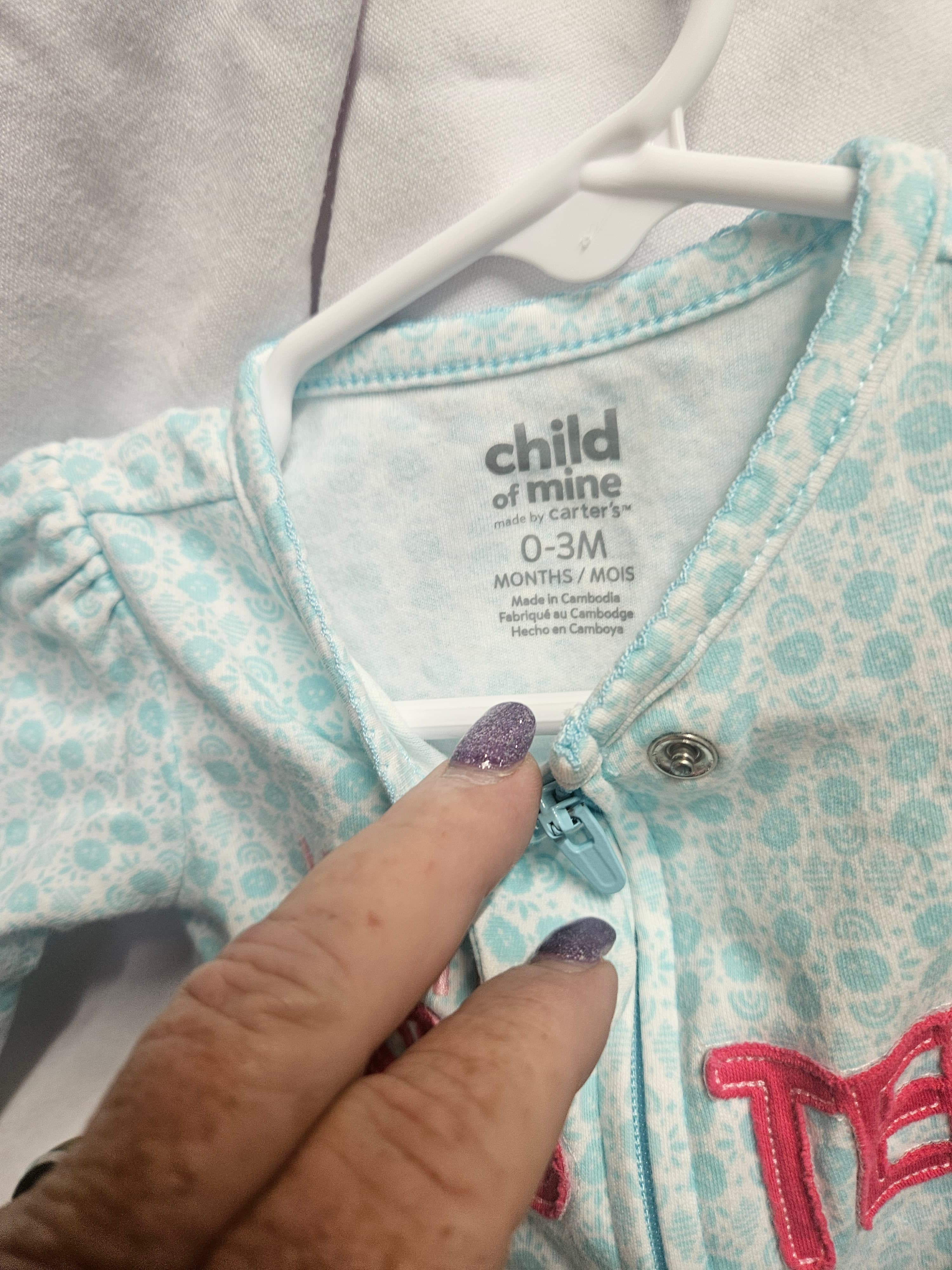 Child of Mine by Carter's Baby Sleeper 0-3M Little Sister - Thumbnail 2