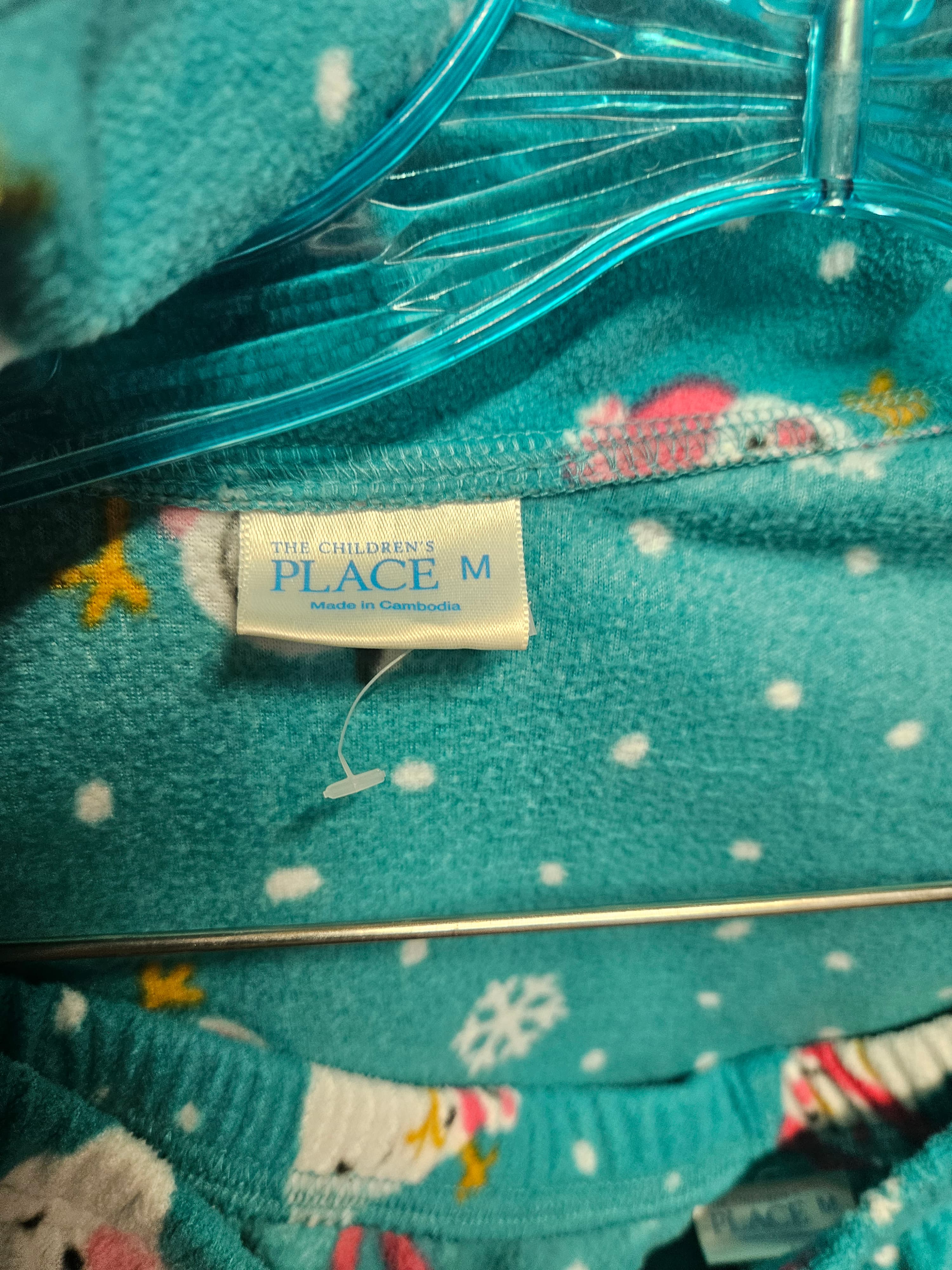 The Children's Place Snowman Pajama Set Size M - Thumbnail 2