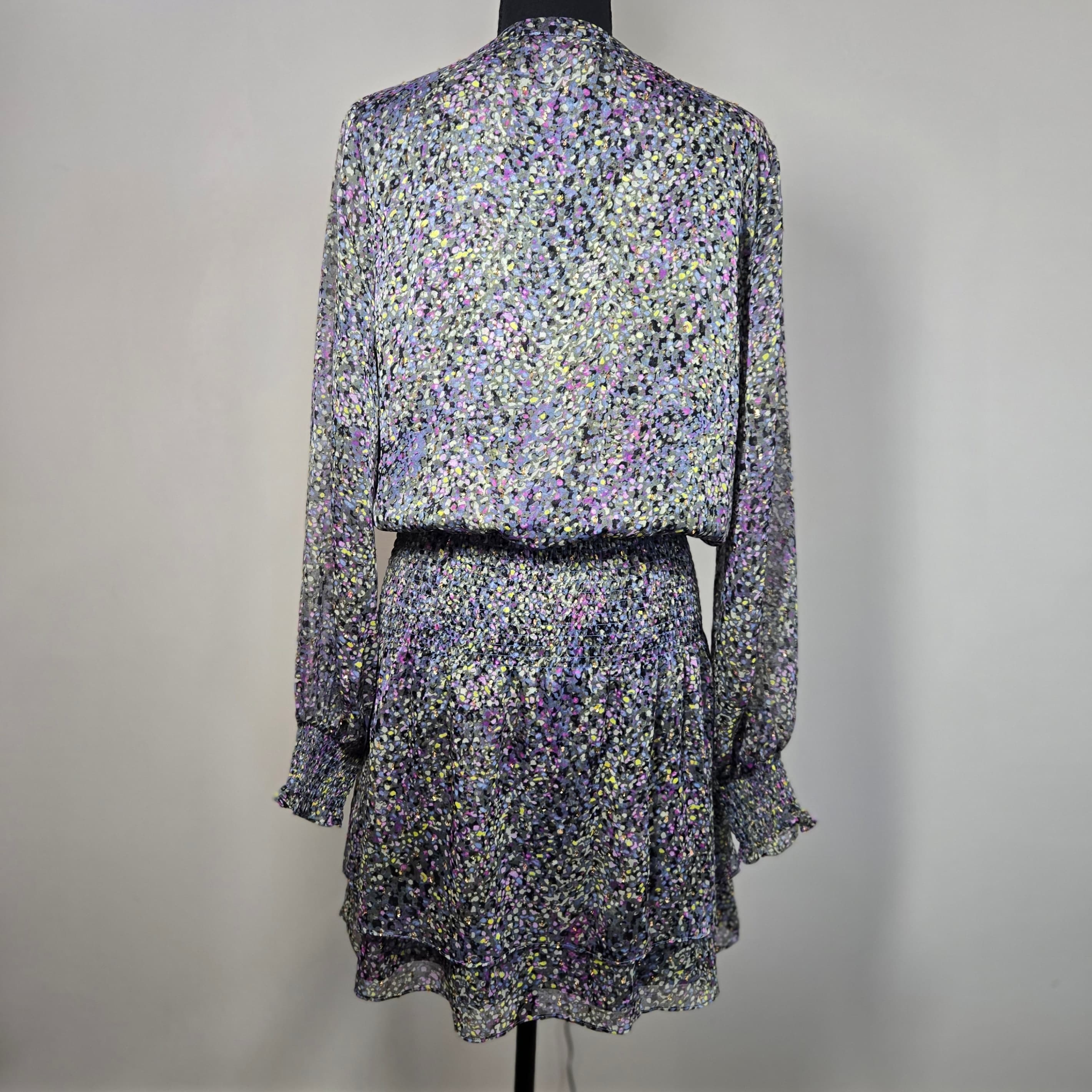 White House Black Market Floral Smocked Dress Size S - Thumbnail 7