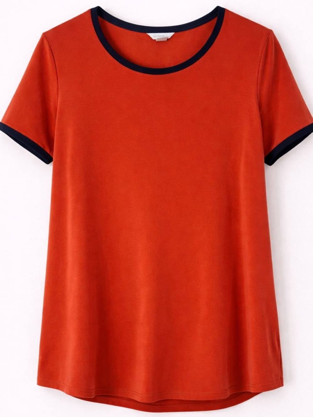 C Est. 1946 Orange Ringer Tee M Contrast Trim Short Sleeve - Thumbnail 6