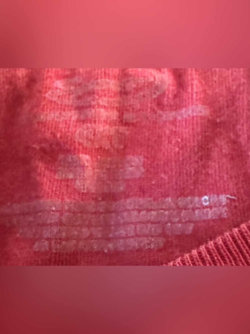 Red Textured Thermal Waffle Knit Crew Neck Tee 4XB Big & Tall Pullover - Thumbnail 4