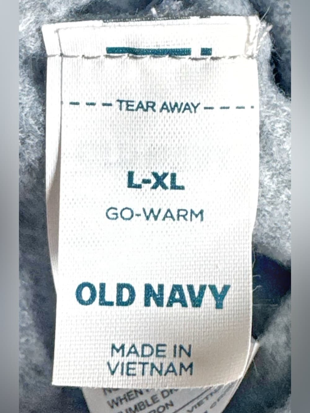 Old Navy Fleece Gloves L/XL Stretch Lightweight Cold Weather Gray - Thumbnail 2