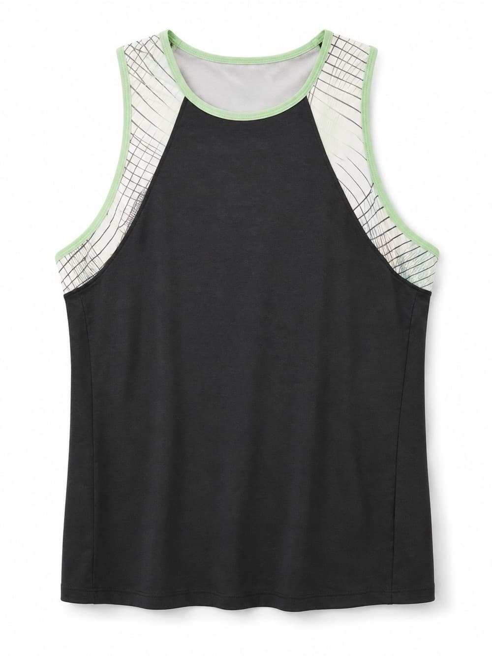 Tail Dark Grey Geometric Racerback Athletic Tank Top XL - Thumbnail 9