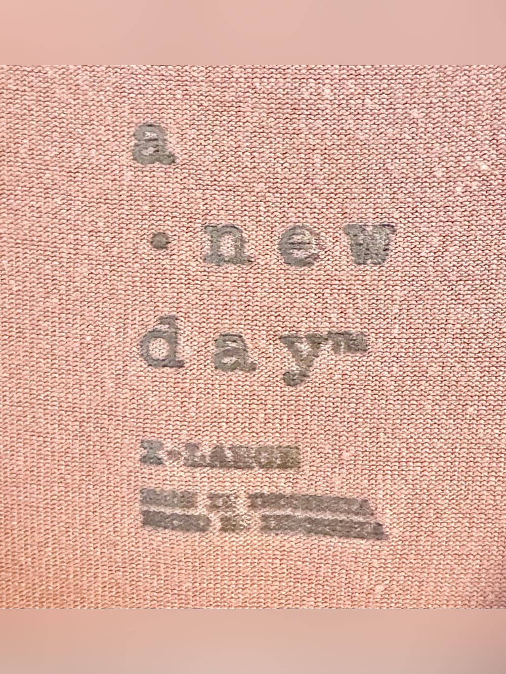 A New Day Dusty Rose Puff Sleeve Open Back Blouse XL Flowy - Thumbnail 5
