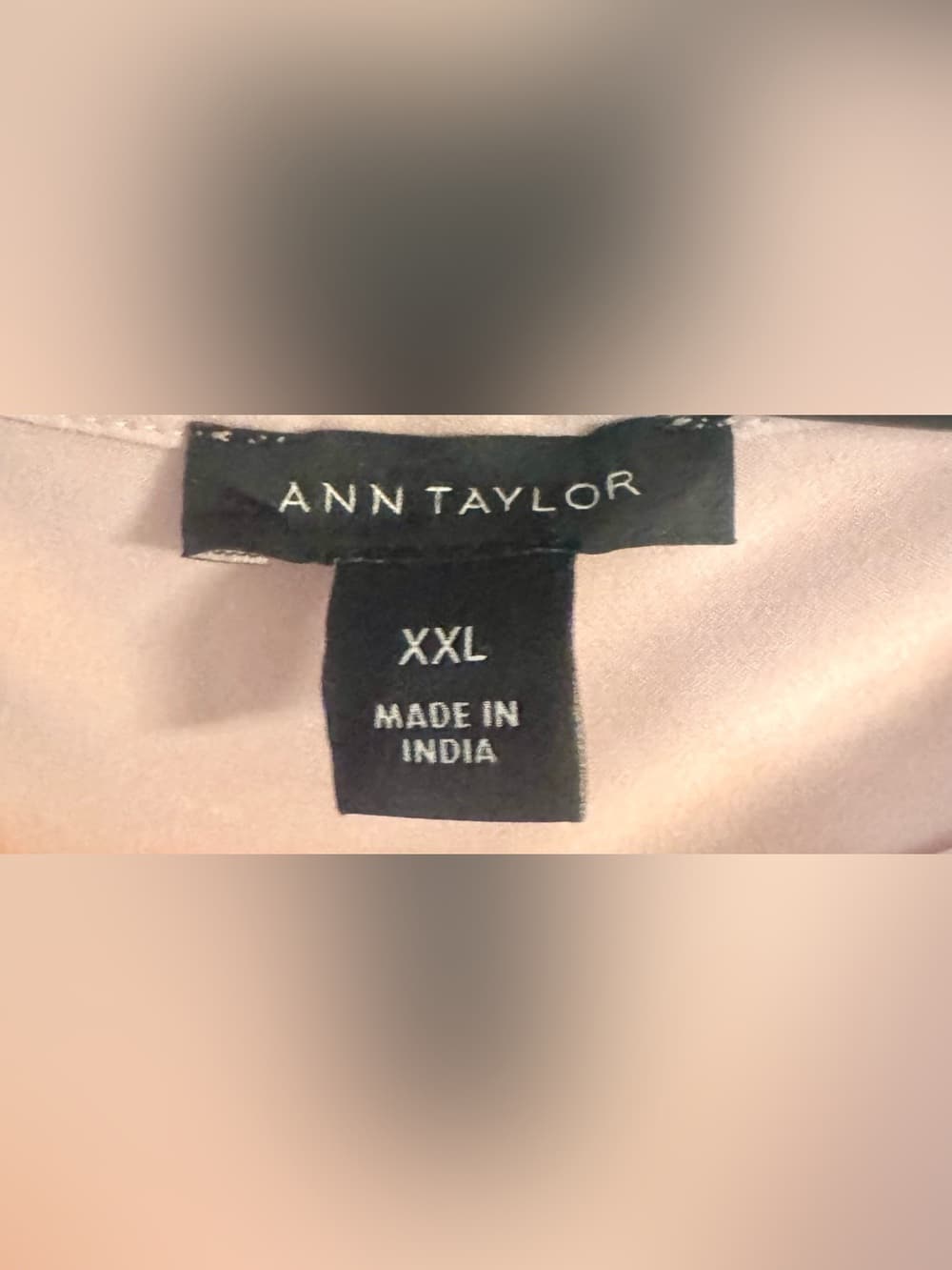 Ann Taylor Women's Blush Pink Puff Sleeve Relaxed Fit Top Size XXL - Thumbnail 5