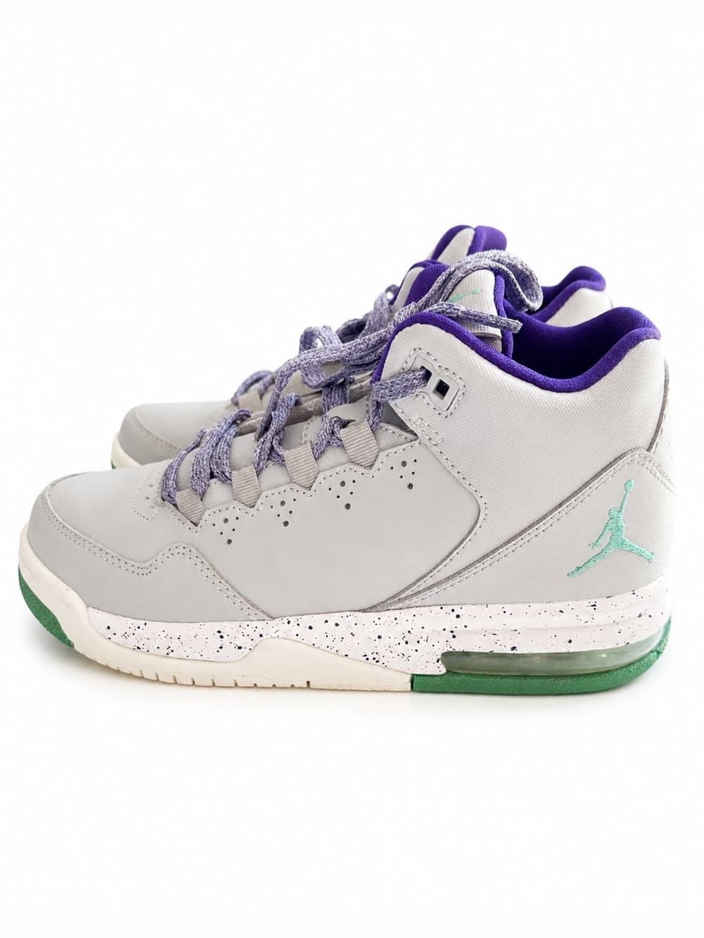 Nike Air Jordan Flight Origin 2 Sneakers White Purple Green Women's Size 5.5 - Thumbnail 12