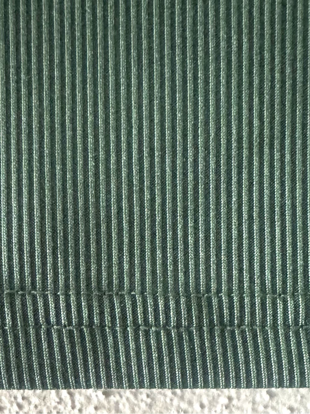 Women's Forest Green Ribbed Crop Top Short Sleeve Scoop Neck Size XS - Thumbnail 4