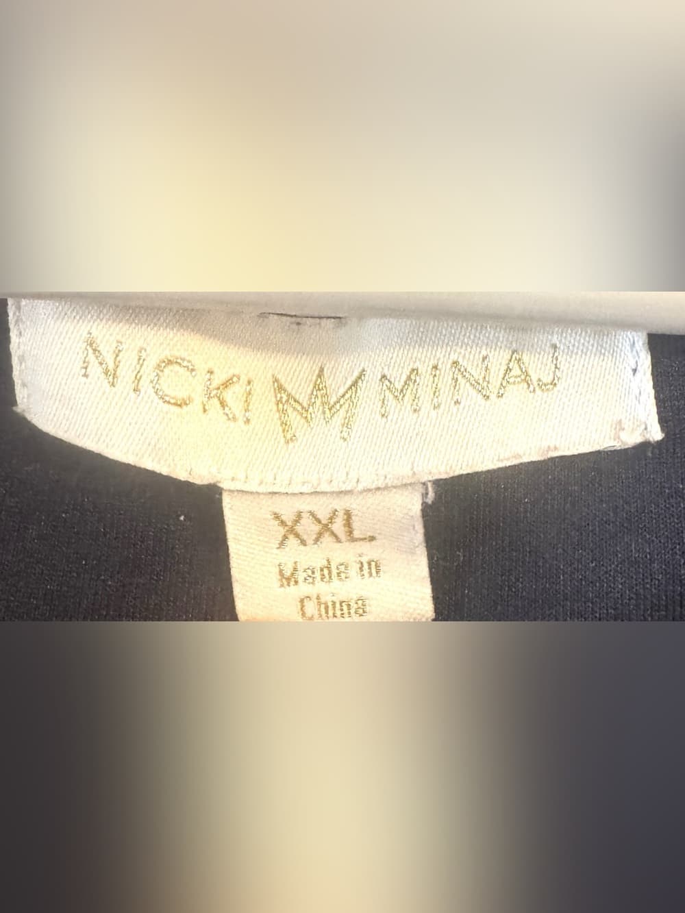 Nicki Minaj Women's Navy Blue Hot Pink Trim Short Sleeve Dress Plus Size XXL - Thumbnail 5