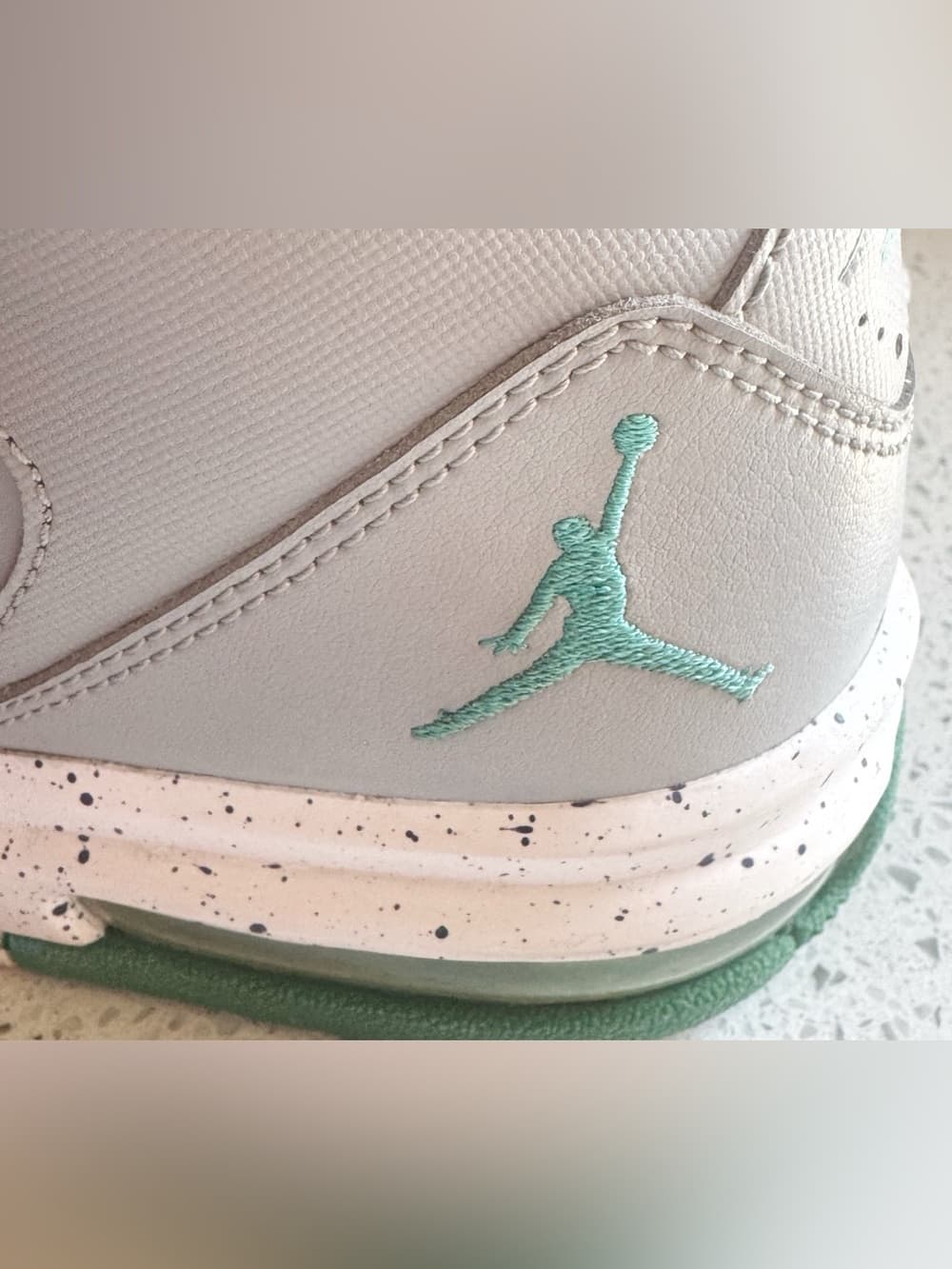 Nike Air Jordan Flight Origin 2 Sneakers White Purple Green Women's Size 5.5 - Thumbnail 8