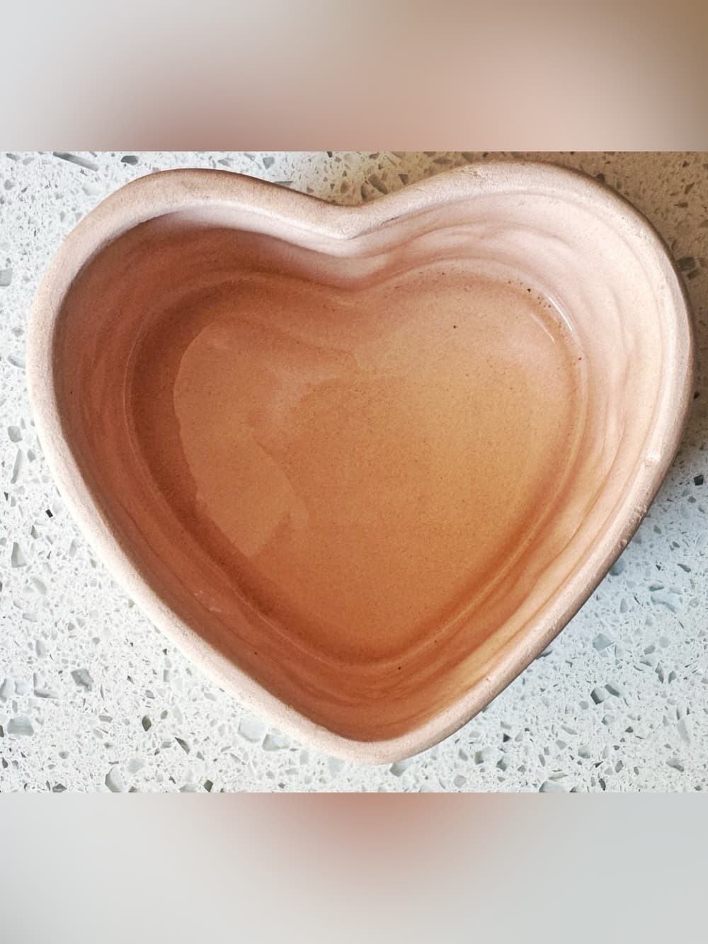 Vintage Pink Ceramic Cherub Heart Trinket Jewelry Box Floral - Thumbnail 5