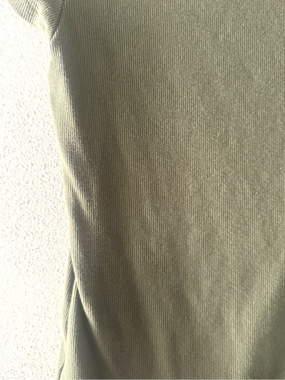 Old Navy Olive Green Ribbed Square Neck Tee Size S - Thumbnail 3