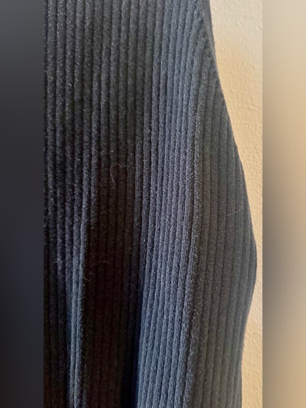Chico’s Black Ribbed Sleeveless Mock Neck Knit Top XXL - Thumbnail 3