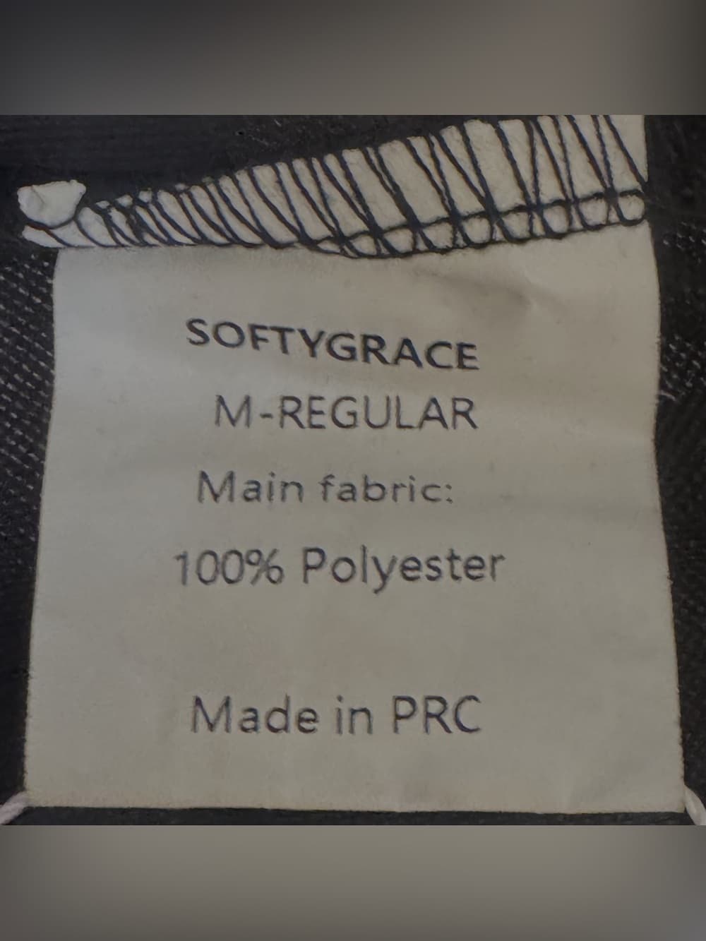 SoftyGrace Women's Black Pull On Straight Leg Relaxed Fit Pants NWT Size Medium - Thumbnail 3