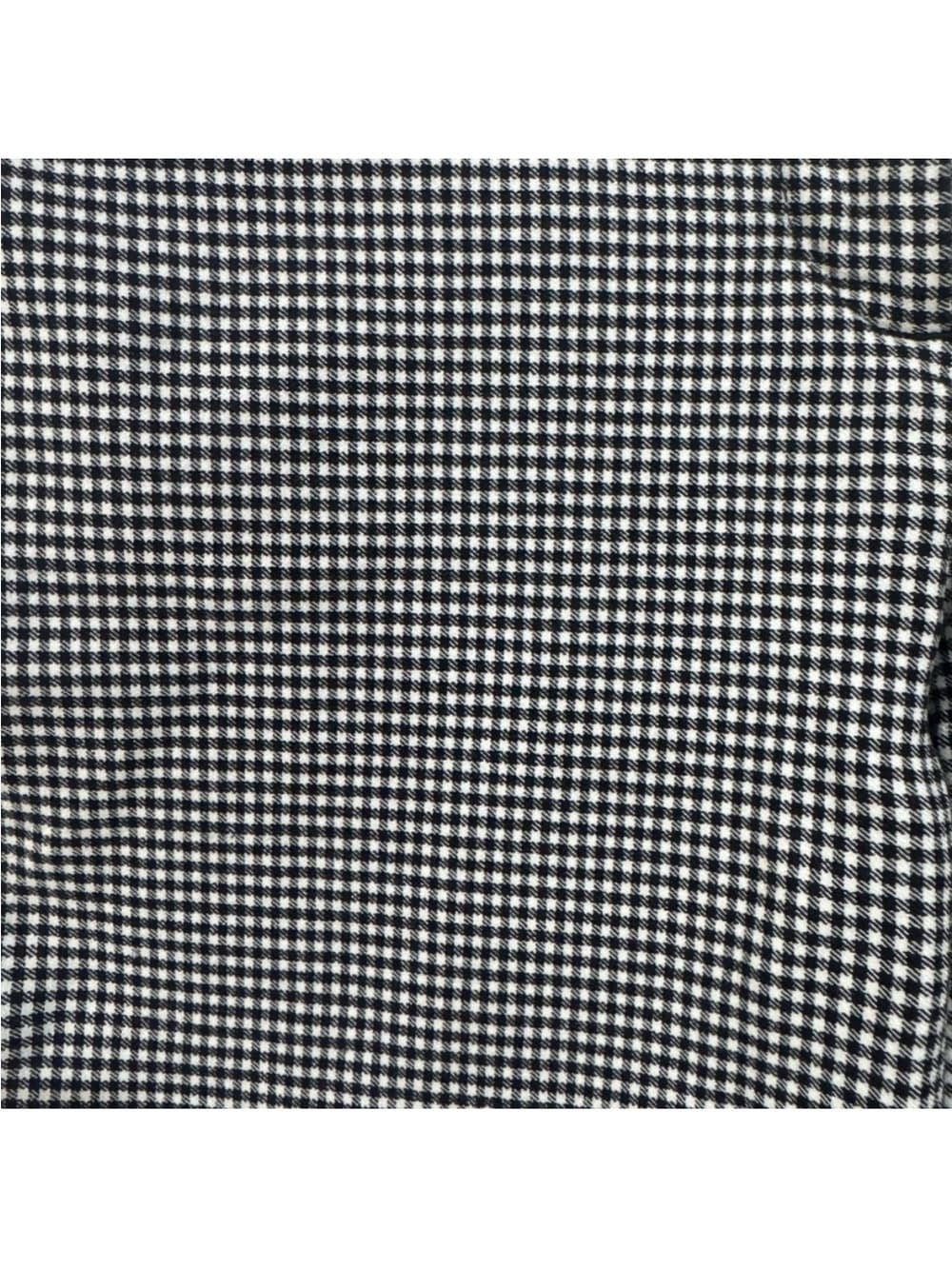 Cynthia Rowley Women's Black White Houndstooth Slim Ankle Pants Size 2 - Thumbnail 3