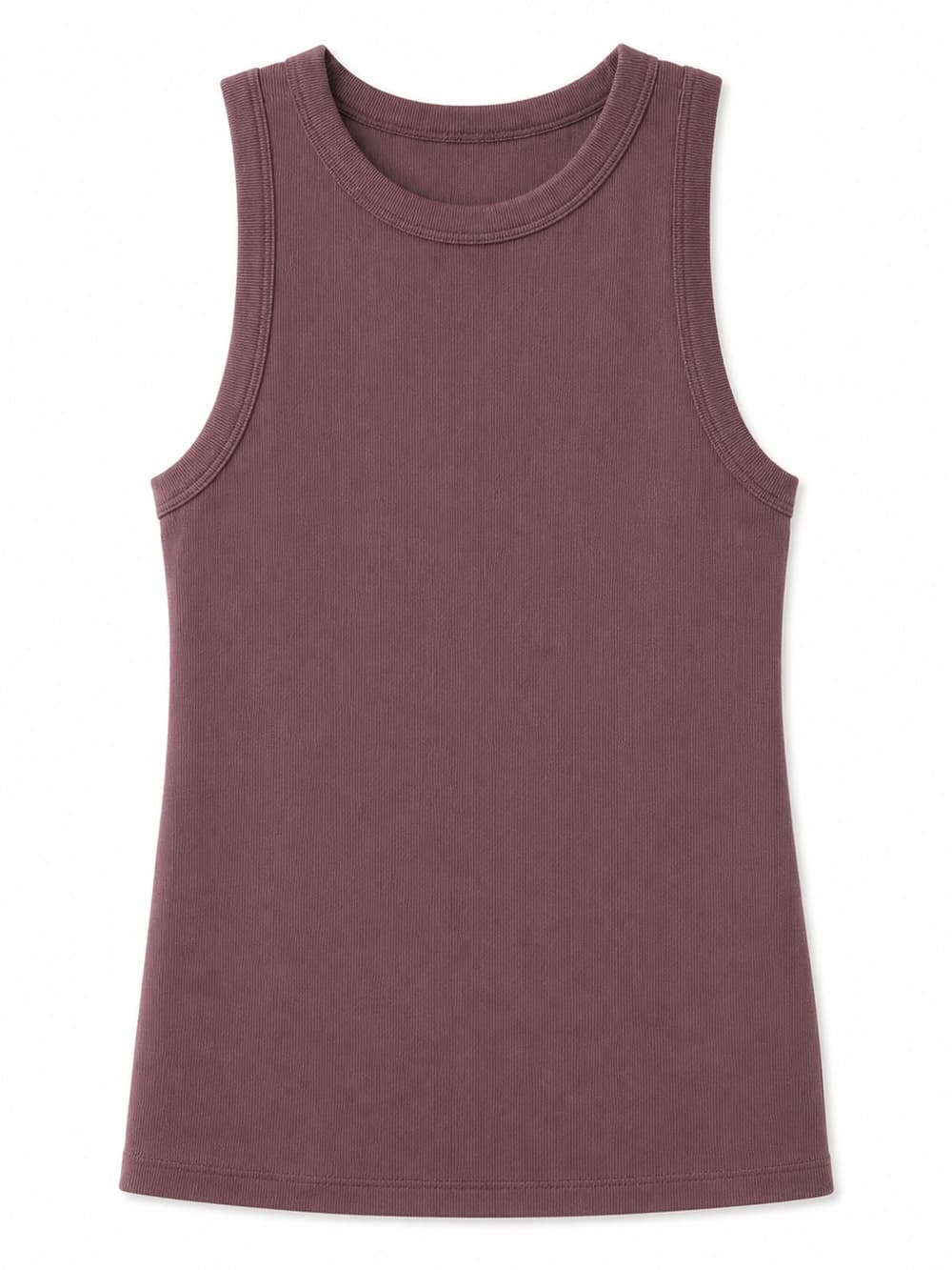 A New Day Dusty Mauve Ribbed Sleeveless Tank XXL Plus Size - Thumbnail 7