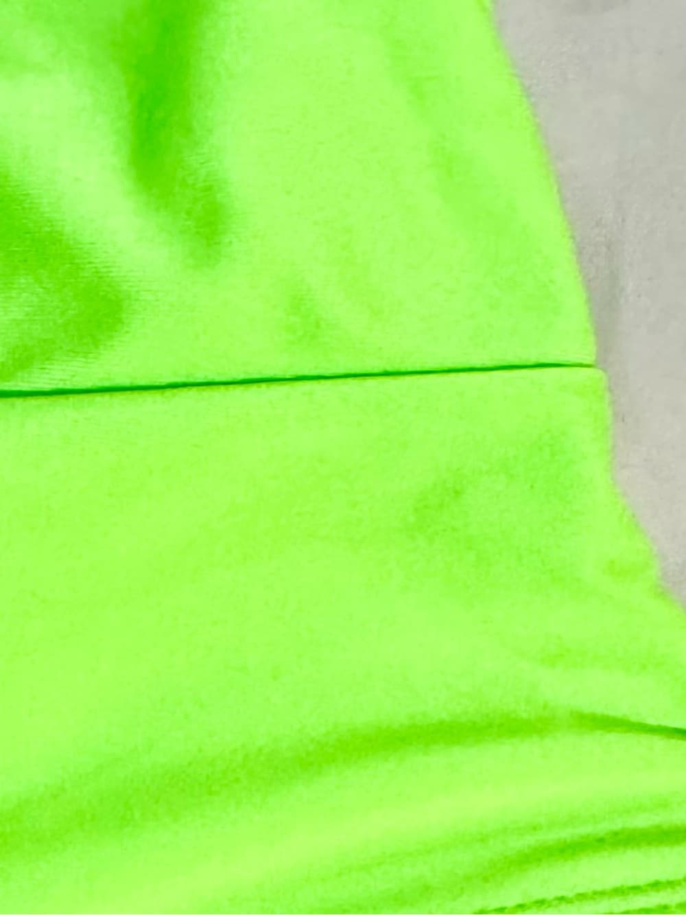 Neon Green Bandeau Bikini Set 3XL - Thumbnail 3