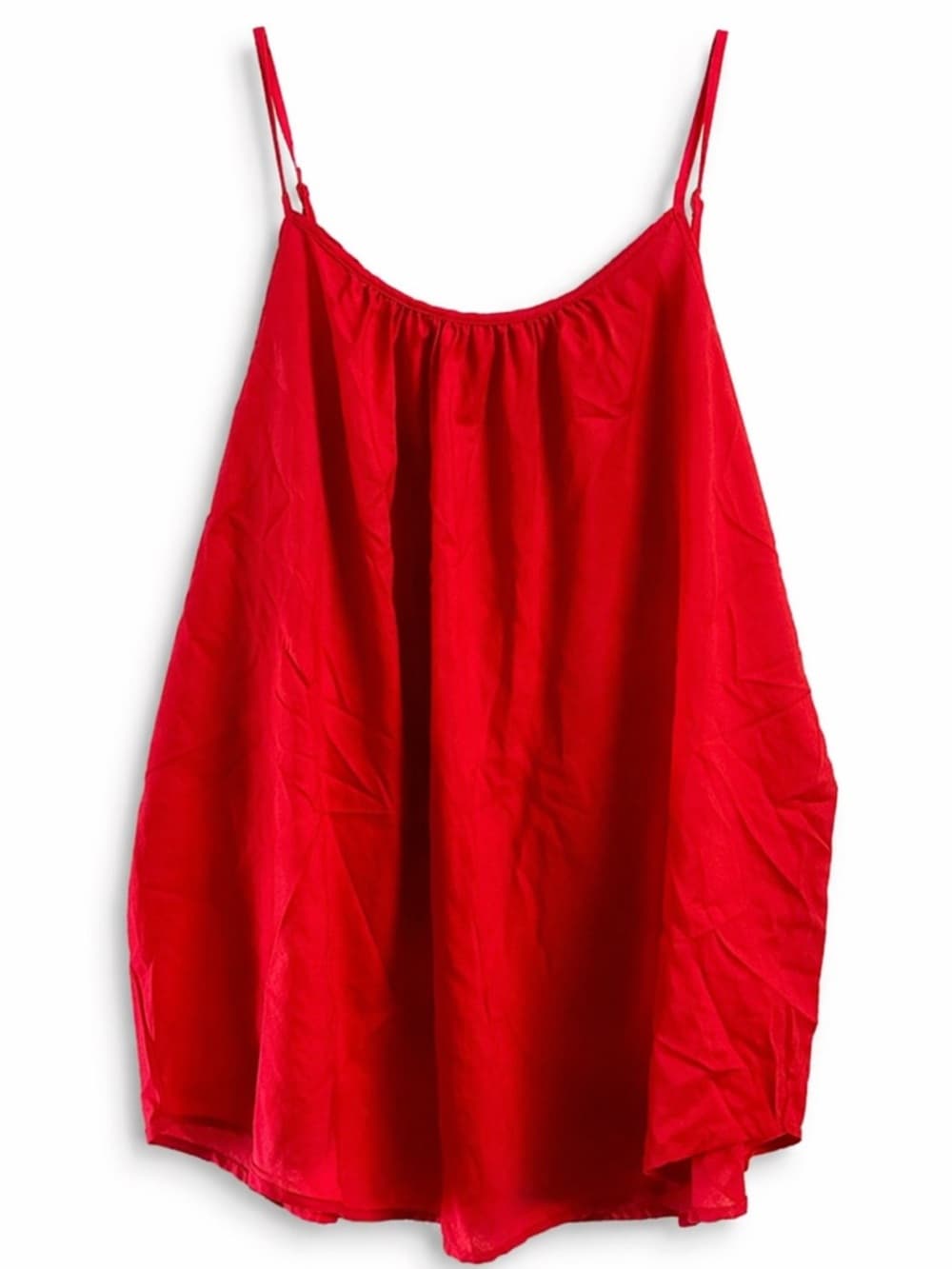 NWT Faded Glory Red Cami Tank XXL Plus Size Flowy Adjustable Strap - Thumbnail 8