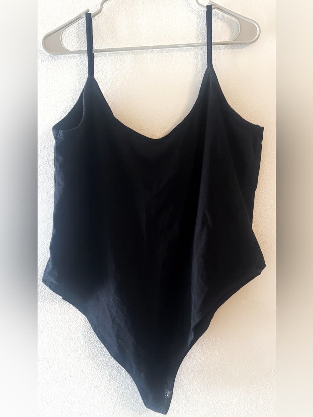 Forever 21 Plus Black Scoop Neck Bodysuit 3X Fits XXL Minimalist - Thumbnail 2