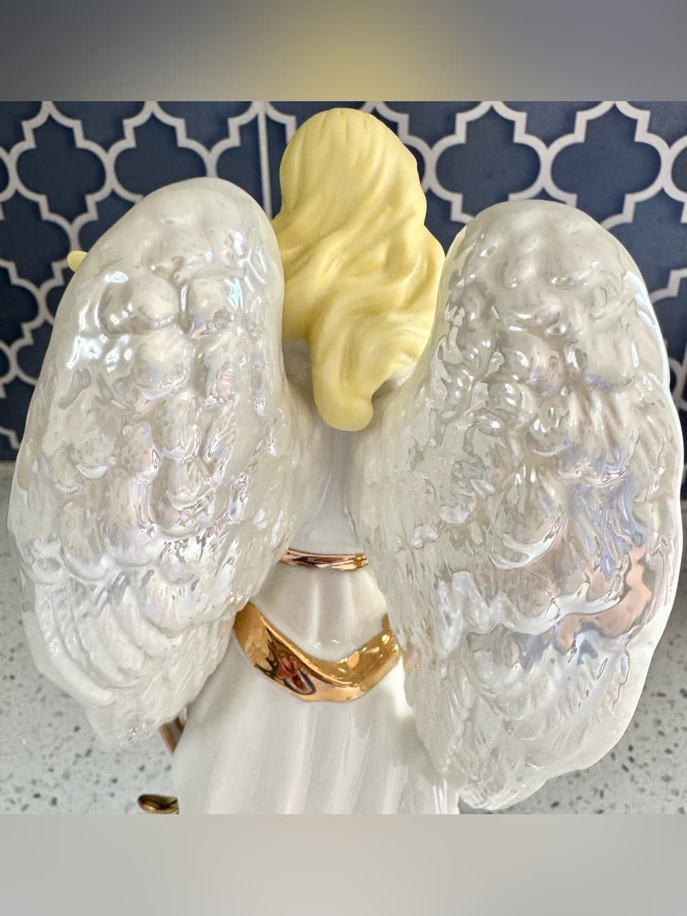 Sankyo Angel Harp Music Box Figurine Fur Elise Working Collectible - Thumbnail 4