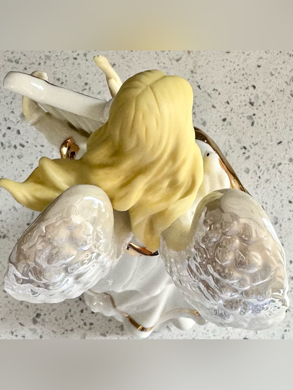 Sankyo Angel Harp Music Box Figurine Fur Elise Working Collectible - Thumbnail 5
