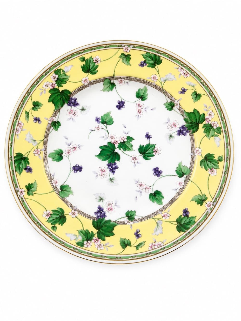 Andrea by Sadek Floral Ivy 11 Inch Decorative Ceramic Wall Plate Collectible - Thumbnail 7
