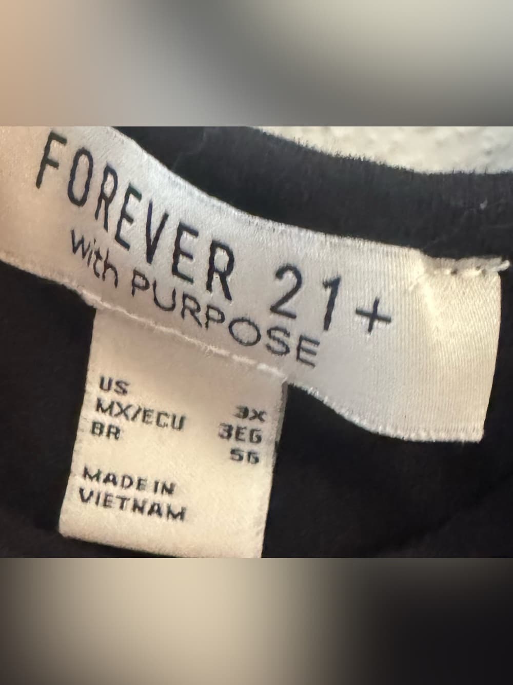 Forever 21 Plus Black Scoop Neck Bodysuit 3X Fits XXL Minimalist - Thumbnail 3