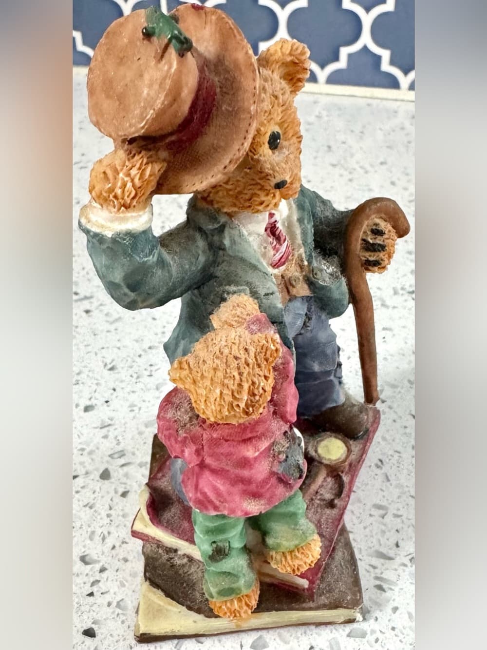 Boyds Bears Teacher Apple Figurine School Decor Collectible - Thumbnail 2