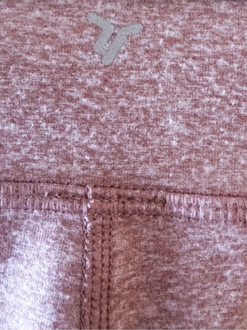 Old Navy Pink Heathered High Rise Active Leggings M Stretch Athletic - Thumbnail 4