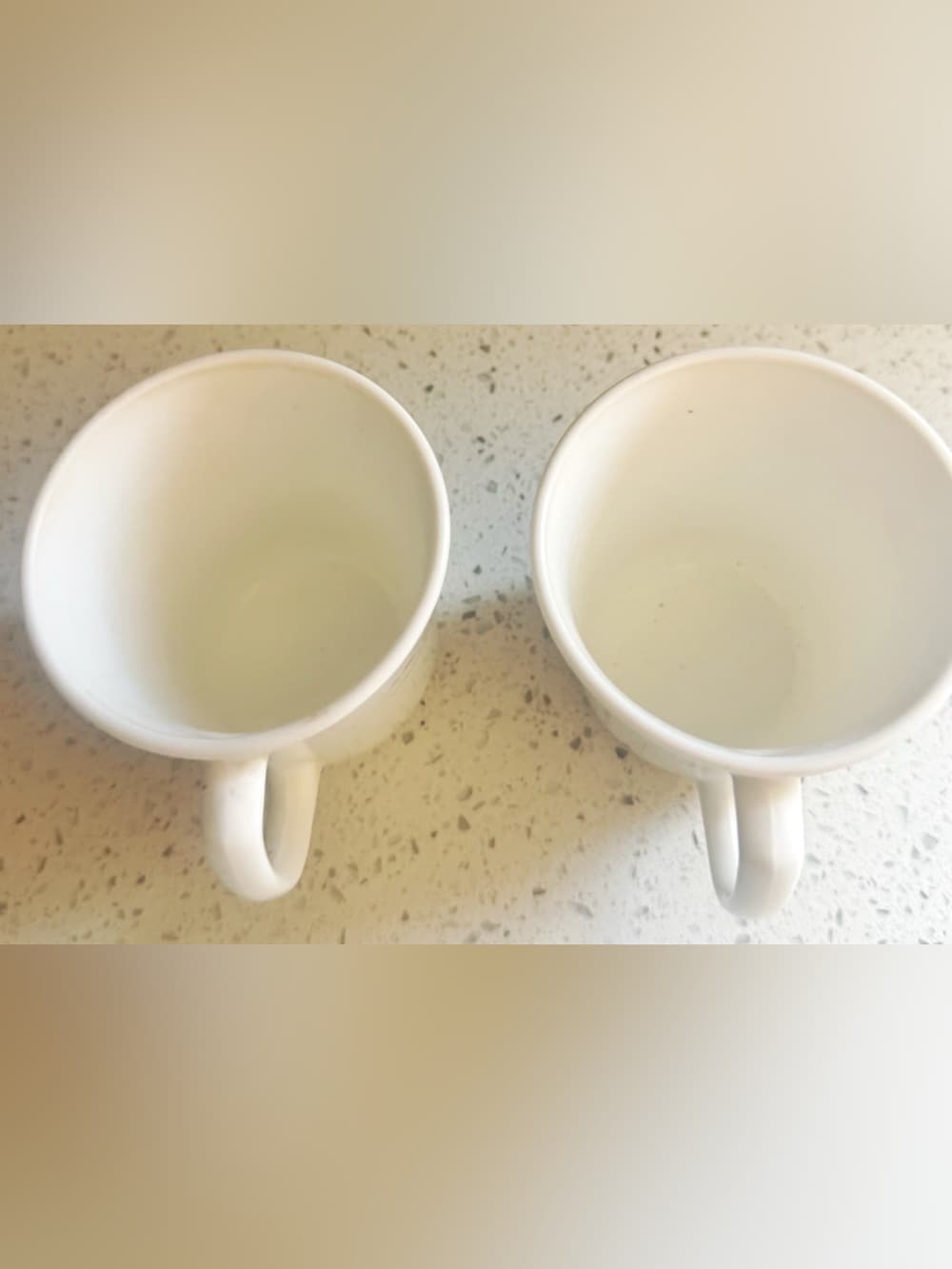 Corning USA Floral Coffee Mugs Set of 2 Vintage Milk Glass Cups - Thumbnail 3