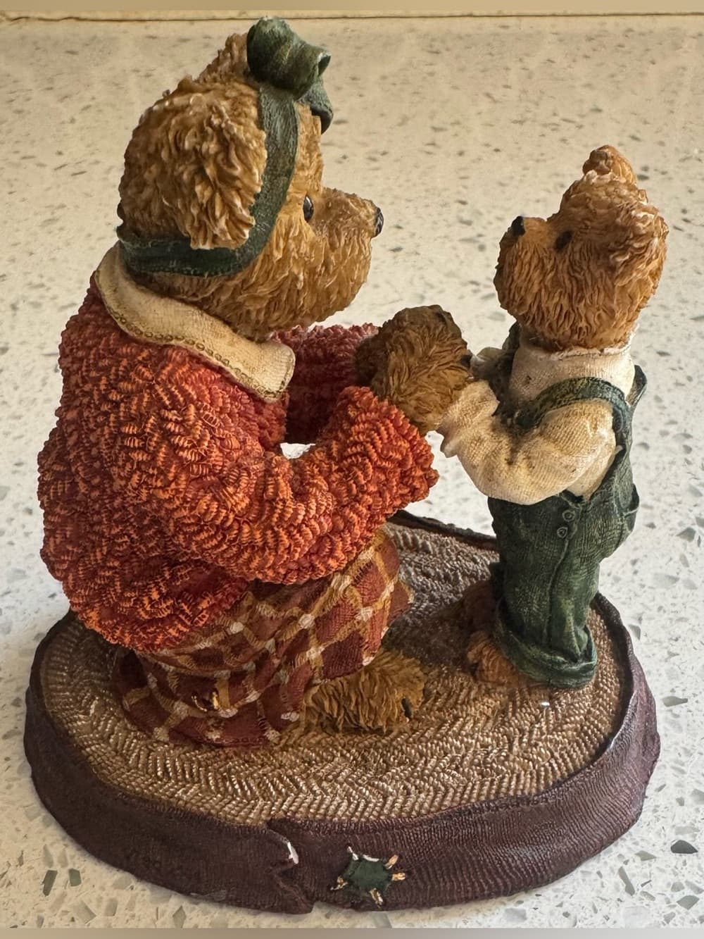 Boyds Bears Mom Listens To Our Words Figurine Bearstone Collection - Thumbnail 2