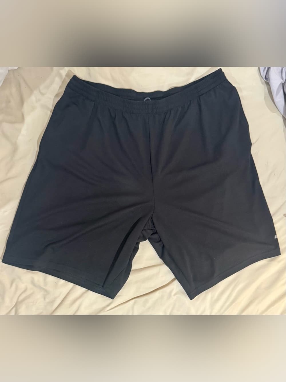 Amazon Essentials Black Knit Pull On Athletic Shorts 3XL Big & Tall