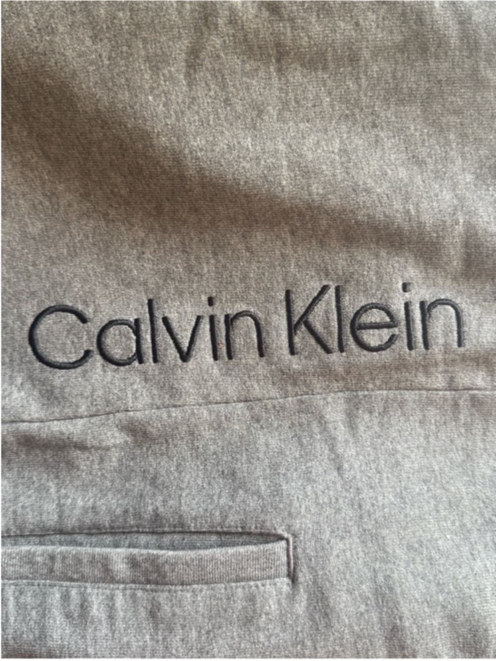 Calvin Klein Heather Gray Lounge Shorts S Athletic Elastic Waist - Thumbnail 3