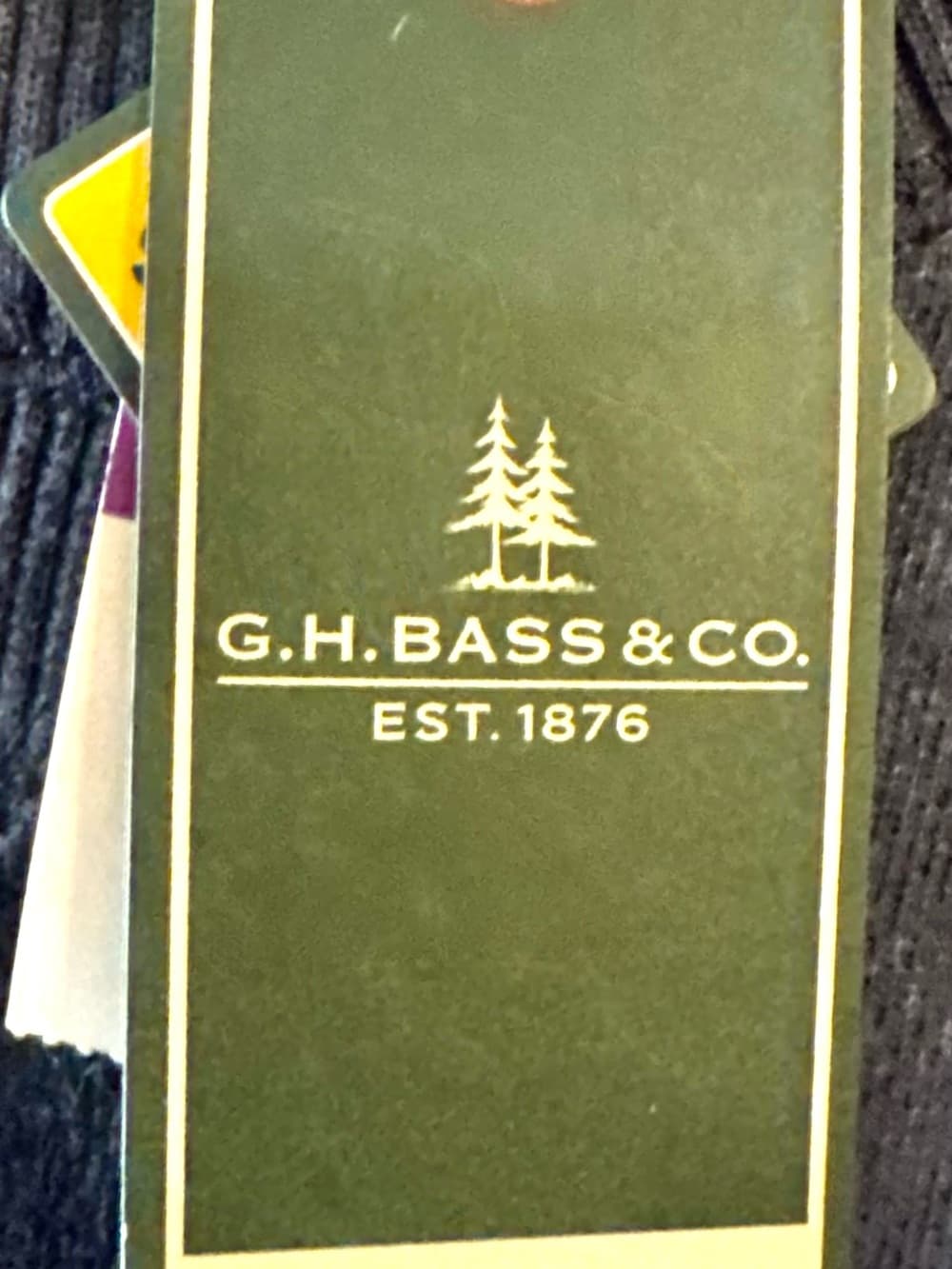 NWT G.H. Bass Navy Mountain Fleece Crewneck Sweater XXL - Thumbnail 5