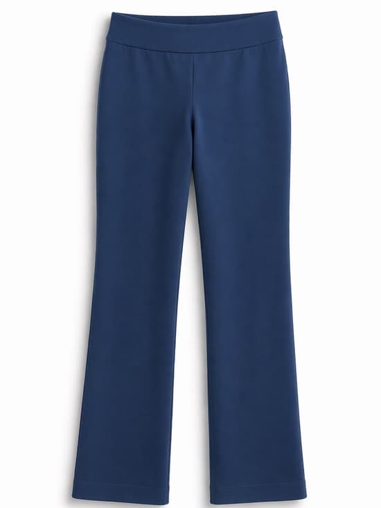 Covington Blue Straight Leg Pull On Pants 4P Petite Career Casual - Thumbnail 6