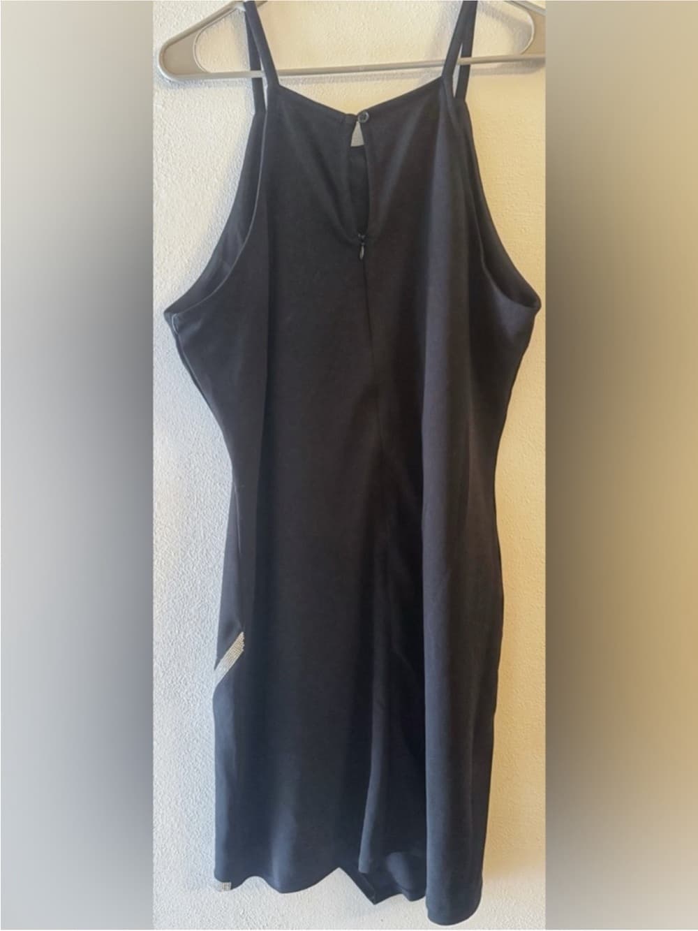 Planet Gold Women's Black Rhinestone Embellished Slip Dress NWT Size XXXL - Thumbnail 2